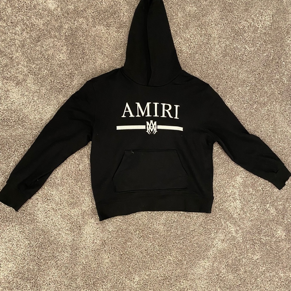 Amiri hoodie and jeans